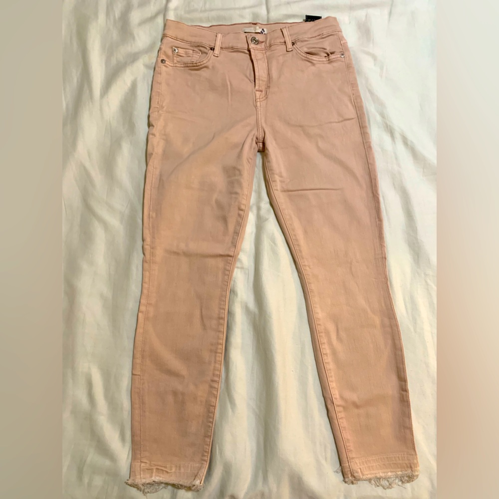 7 for all man kind pink legging - size 29